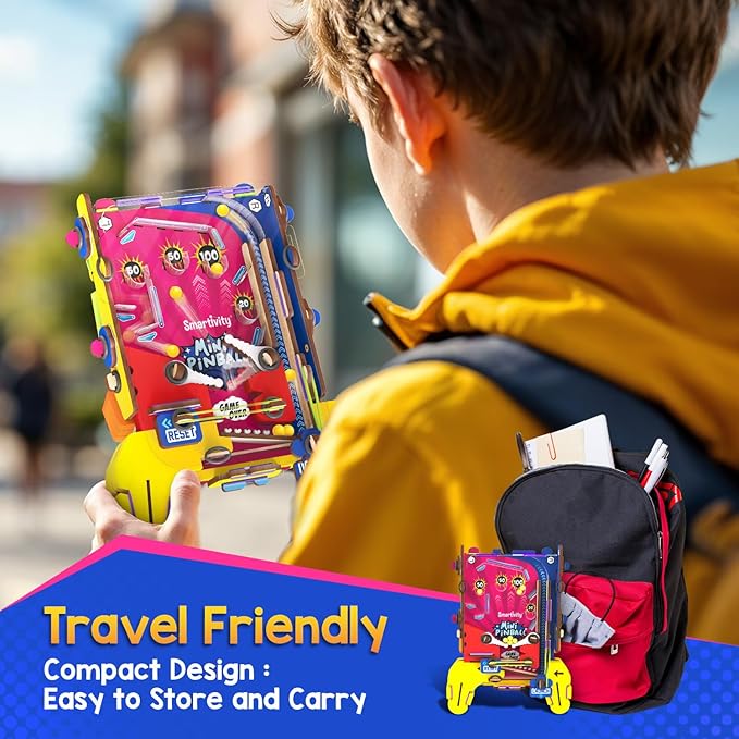 Smartivity DIY Mini Pinball for Kids Ages 6-12 Years | Build Your Own - Image 5