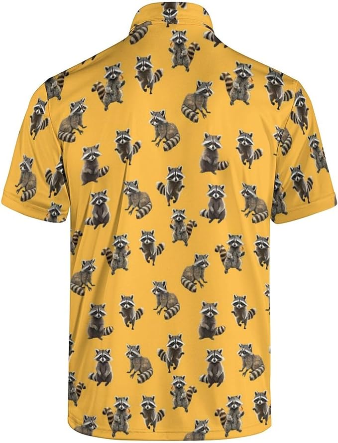 Mens Golf Shirts Golf Polo Shirts for Men Short Sleeve Polo Shirts Golf Gifts