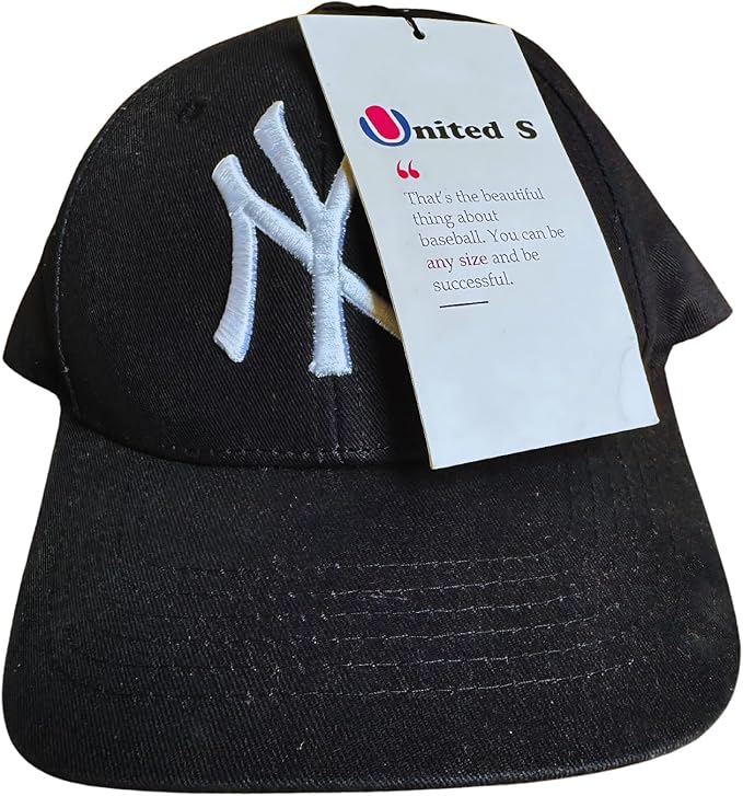 Men Women Fashion Baseball Cap | New York | N&Y Crafted | Curved Brim, Pure Cotton Twill, Unisex-Adults