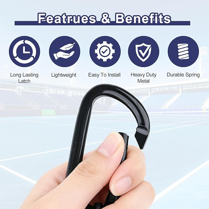 Adjustable Baseball Glove Clip 2 Pcs Premium Holder for Bag with Hanging Loops Sports Training Gear Protection Accessory Strap Travel Accessories for Drying Baseball Glove Accessories Coach Gifts