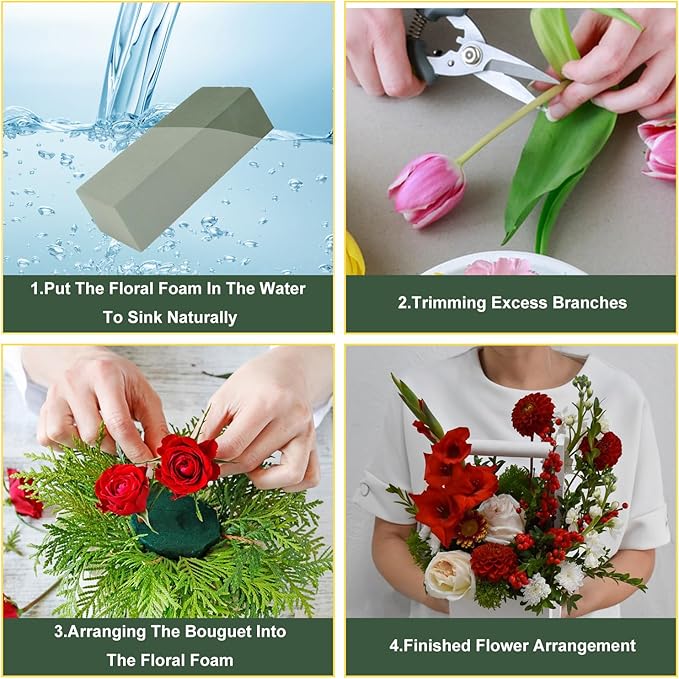 10 Pack Floral Foam Blocks, Versatile Flower Foam - Image 3