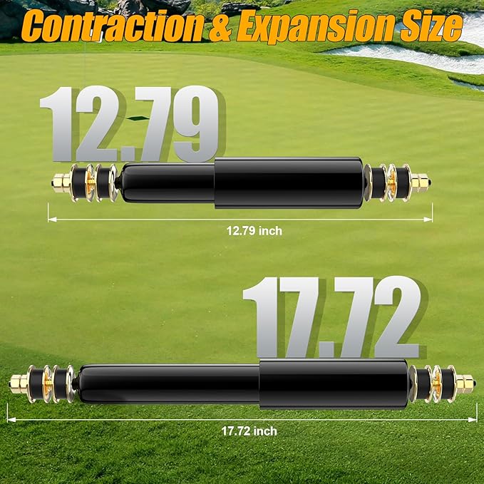 ENEKER Golf Cart Shocks, EZGO Front Shocks and EZGO Rear Shocks for Golf Cart 1994-UP EZGO TXT&Medalist Gas and Electric, Replace 70928-G01, 76418-01, 4PCS