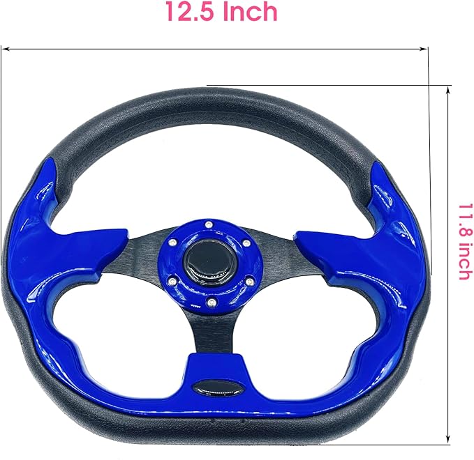 Golf Cart Steering Wheel for EZGO RXV & TXT, Club Car DS and Club Car Precedent EZGO Yamaha Golf Car Accessories