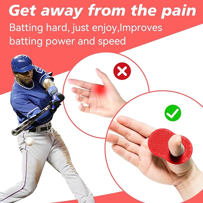 2 Pack Batter's Baseball Thumb Guard for Pro Batters, Hitter Training Aid, Thumb Guard Baseball & Softball Baseball Batting Grip Baseball Accessories Baseball Training Equipment Reduce Bat Sting-Black