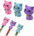 HILAZA 18Pcs Pencil Top Erasers by HILAZA