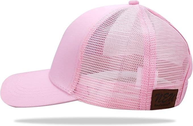 Criss Cross Hat Washed Distressed Baseball Cap Ponytail Hat High Messy Bun Ponycap for Women