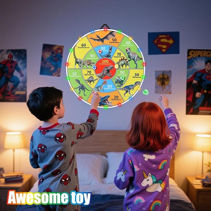 30 Inch LED Dart Board Kids Game, Indoor/Outdoor Sports Carnival Games Yard - Image 2