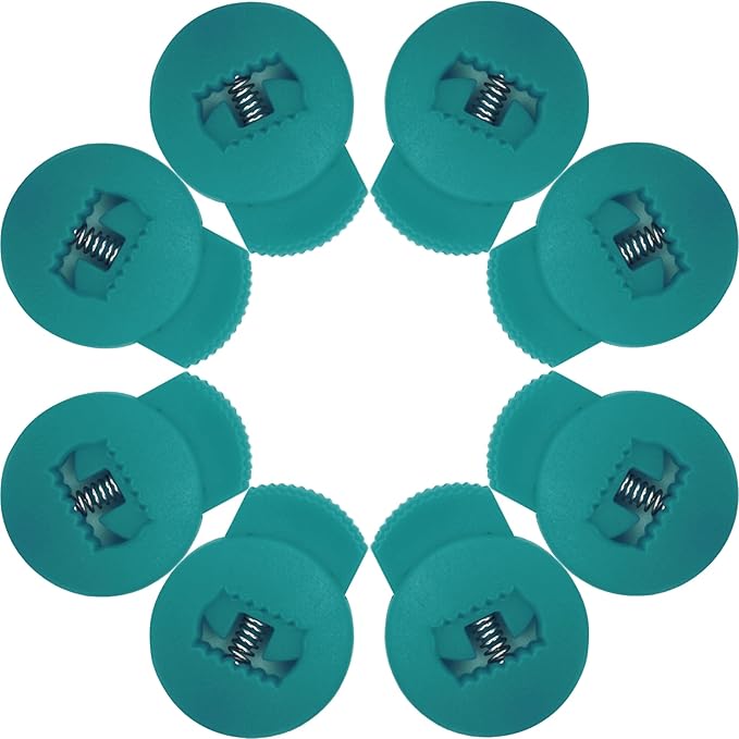 AliBall Glove Locks, Lace Locks for Baseball Glove 8 Pack, Never Need Thying Knots Again, Strong Elasticity, Made Plastic and Springs, Fits All Gloves, Baseball Gloves Accessories