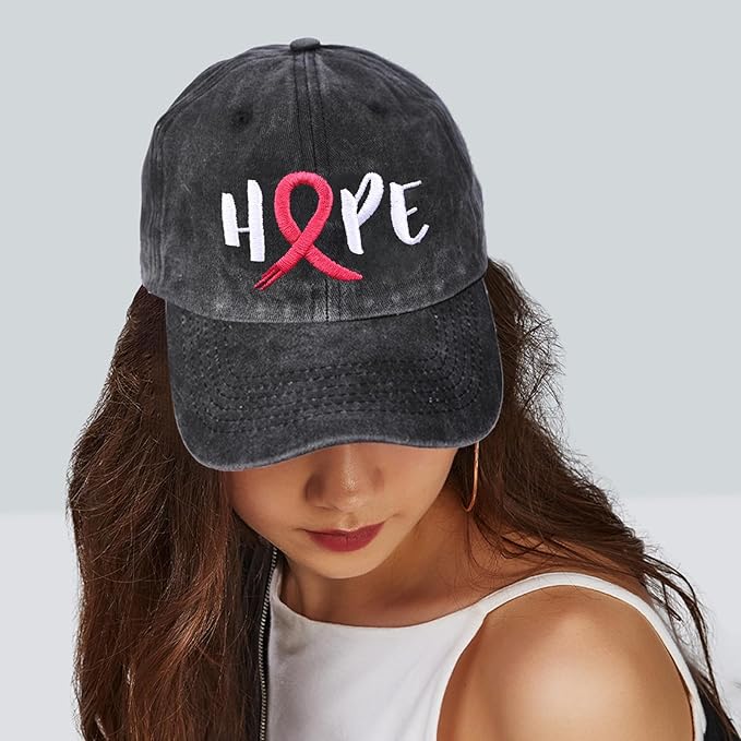 Embroidered Baseball Cap for Women Men Vintage Adjustable Washed Distressed Denim Baseball Hat