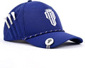NJF Golf Hat Men - Breathable Mens Golf Hats, Adjustable Rope Hook and Loop Style Cap, Convenient Cap with Tee Holder