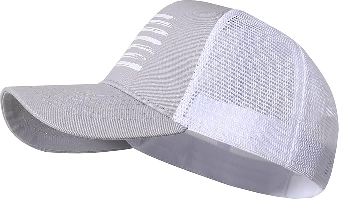 Baseball Cap, American Flag Trucker Hat for Men Women, Breathable Adjustable Fit Outdoor Mesh Snapback Hats