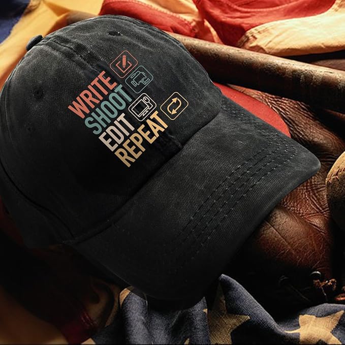 Humor Saying Adjustable Washed Cotton Baseball Cap, Funny Retro Trucker Hat Gift for Men Women Dad Husband Coworker