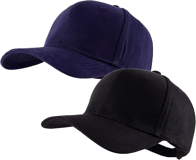 LANGZHEN Unisex Baseball Cap 100% Cotton Fits Men Women Washed Denim Adjustable Dad Hat