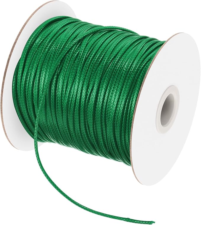 MECCANIXITY Waxed Cord 2mm Waxed Polyester Cord 98 Yard Wax String by MECCANIXITY