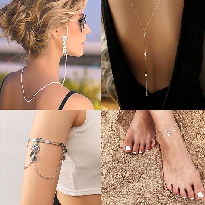 Jishi 60ft Jewelry Necklace Chains 2mm Jewelry Chain Links - Image 6