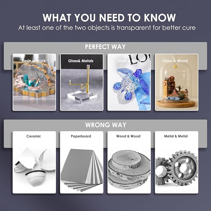 UV Resin Kit with Light, 50g UV Resin with Rechargeable 395NM UV Flashlight - Image 7