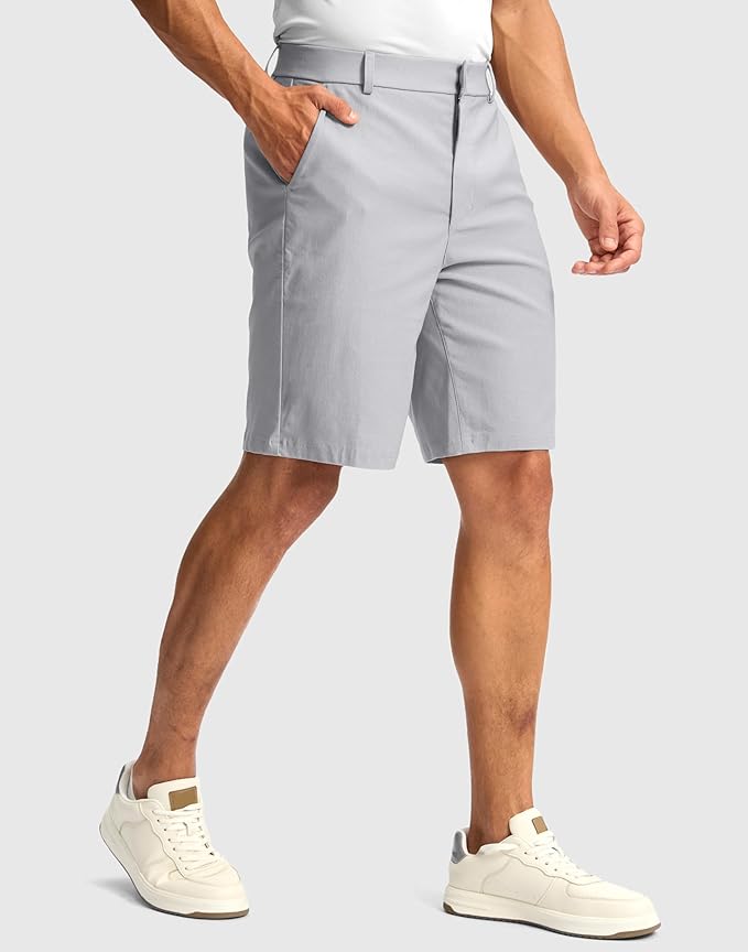 G Gradual Men's Golf Dress Shorts 5"/ 7"/ 9" Stretch Casual Work Flat Front Shorts for Men with 3 Pockets Quick Dry
