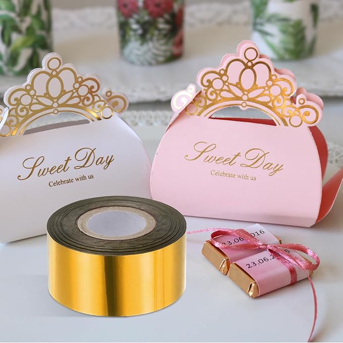 PATIKIL 2"x400Ft Hot Stamping Foil Paper, Heat Transfer Hot Stamping Paper Foil - Image 5