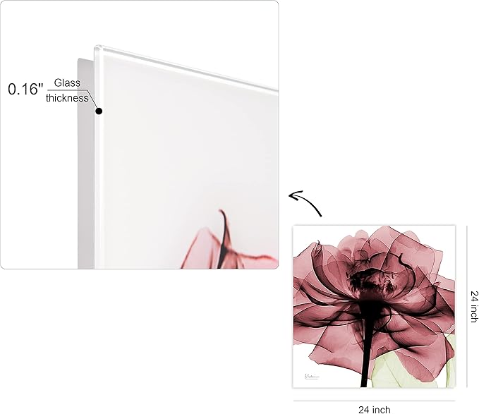 Empire Art Direct Frameless Free Floating Tempered Glass Panel Graphic Wall Art - Image 12