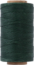 Heavy Duty Round Waxed Thread 0.8mm, 218 Yards, Dark Green, Bonded Thick by Wearecommittedtohelpingpeoplecreatebeautifuluniqueandpersonalizedhandcraftedcreations