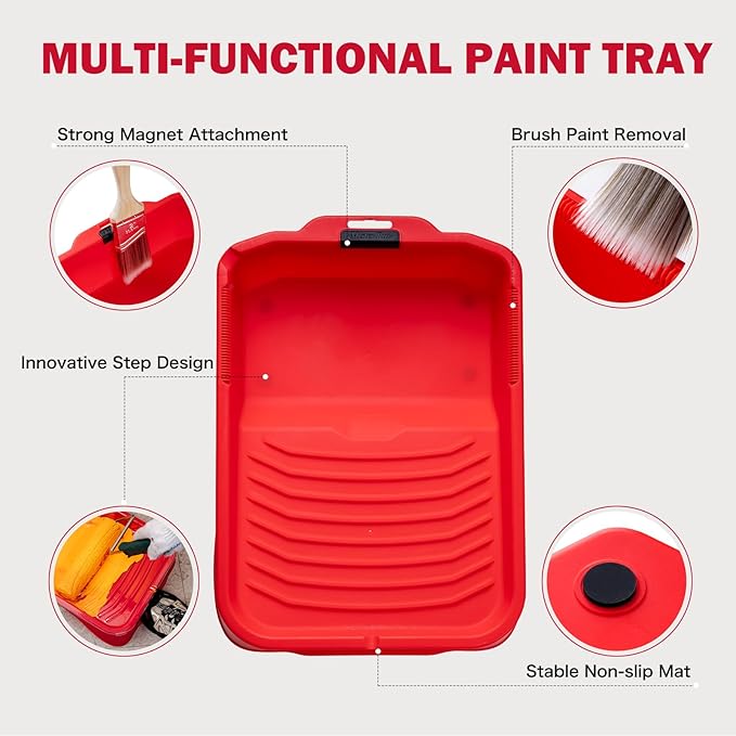 Mister Rui Paint Tray, 11 Pack, 9 Inch Paint Tray - Image 2