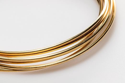 18 Gauge, Jeweler's Brass Wire, Round Dead Soft CDA #230 Alloy Jewelry Grade - - Image 2
