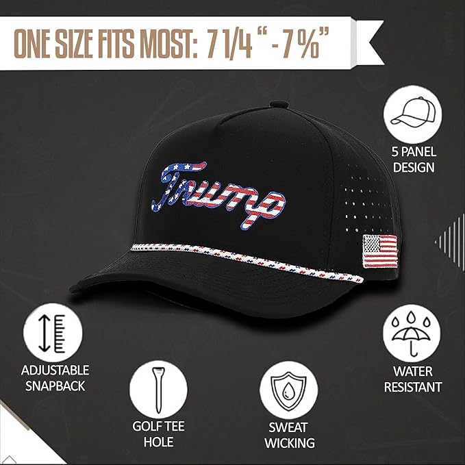 Curves & Clubs Titties Golf Hat - Funny Golf Hat, Titties Hat - Funny American Hat - One-Size-Fits-All - Men's Gifts