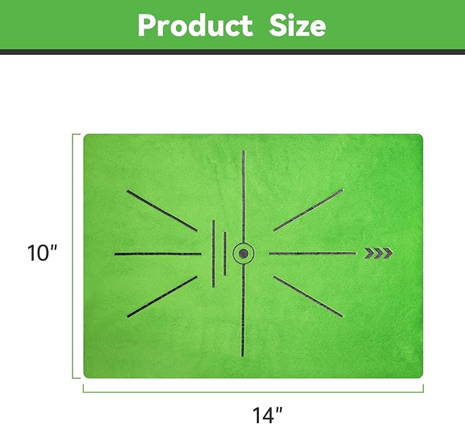 Golf Hitting Mat, Golf Training Mat for Swing Path Feedback Detection Batting,Extra Replaceable Golf Practice Mat, Golf Gifts for Men Women for Home Indoor Outdoor