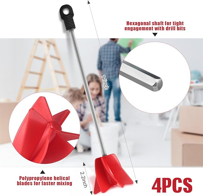 Loosh 4 Pcs 11 Inch Paint Stirrer - Image 2