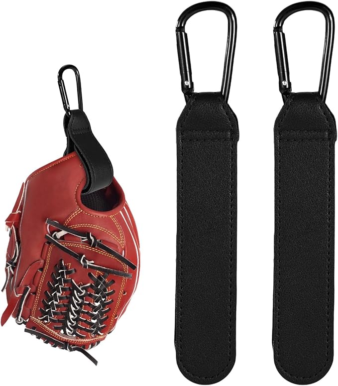 Adjustable Baseball Glove Clip, Adjustable Baseball Glove Holder for Bag with Hanging Loops Sports Training Gear Organization Clip Bag Tool for Drying Charms Team Gifts