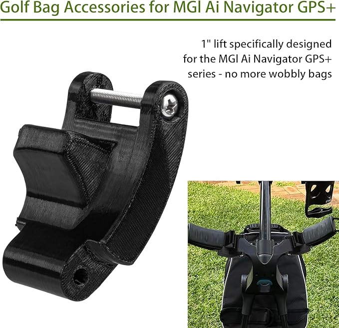 Golf Bag Accessories Compatible with MGI Ai Navigator GPS+, Enhanced Stability Golf Bag Stabilizers and Stand to Eliminate Bag Twisting(A Pair)