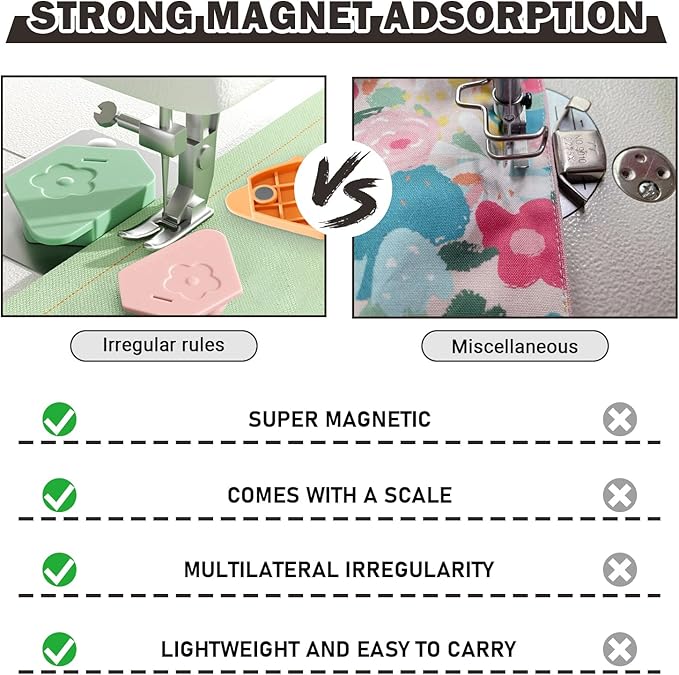 Wshxjzyay 3 Pack Magnetic Seam Guide - Image 6