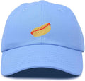 DALIX Hot Dog Hat Embroidered Mens Womens Baseball Cap