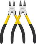 BOOSDEN 6.5" Wire Cutters, 2 Pack, Precision Side Cutter, Spring Loaded Cutting by BOOSDENMakingYourLifeEeasier