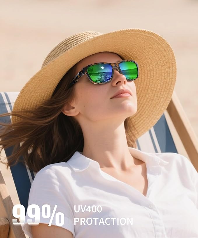 Polarized Running Sunglasses for Women Mens Sun Glasses for Cycling Fishing Driving Golf UV Protection