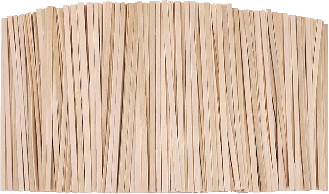 Wooden Coffee Stirrers, 1000 Disposable 5.5" Stir Sticks, by KTOJOY