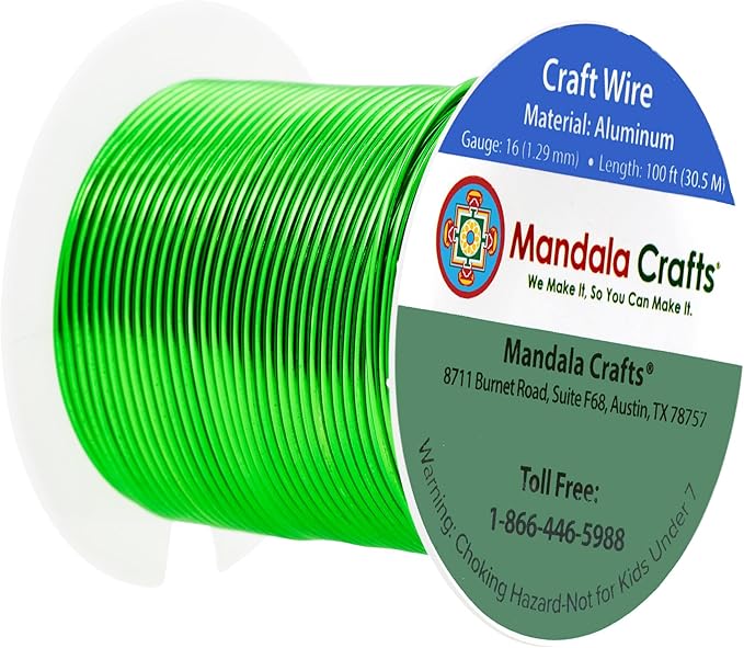 Mandala Crafts 16 Gauge Anodized Aluminum Craft Wire - Image 2