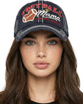 Funky Junque Distressed Vintage Baseball Cap - Embroidered Patch Women's Hat - Holiday, Lifestyle & Patriotic Designs