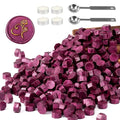 Yoption 360 Pcs Purplish Red Sealing Wax Beads Set by Yoption