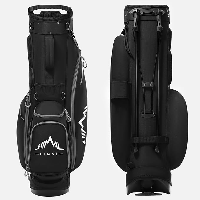 GoHimal 14-Way Golf Stand Bag, Golf Bag with Stand - Lightweight Durable Club Bag for Men & Women
