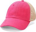 Criss Cross Hat Washed Distressed Baseball Cap Ponytail Hat High Messy Bun Ponycap for Women