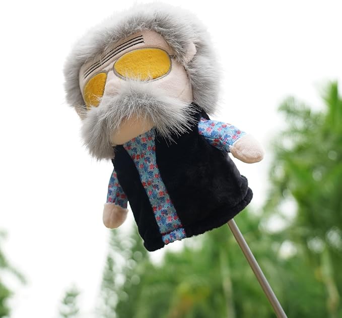 Funny Driver Headcover, Creative Plush Golf Driver Head Covers Fits Standard 460CC Driver Head, Unique Golf Gift & Accessories for Men and Women