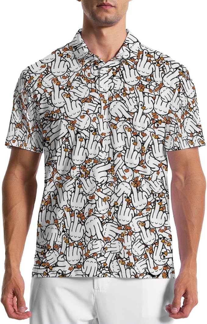 Mens Golf Shirts Golf Polo Shirts for Men Short Sleeve Polo Shirts Golf Gifts