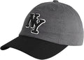 NY 3D Embroidered Cotton Dad Hat – New York Baseball Cap, Adjustable Metal Buckle Strap, Unstructured Low-Profile Style