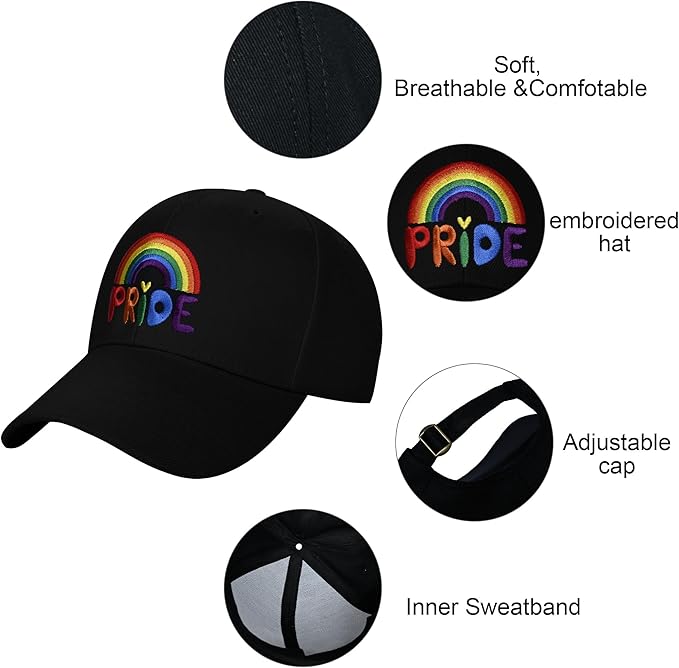 Embroidered Baseball Cap for Women Men Adjustable Baseball Hat Black Baseball Cap Trucker Hat