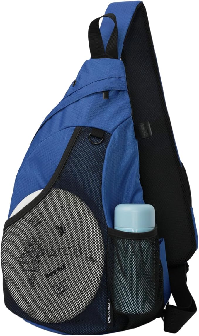 MOYAQI Disc Golf Bag with Retriever Holder and Storage Pockets, Disc Golf Backpack with 8-10 Disc Capacity, Padded Adjustable Strap and Back Panel, Lightweight and Durable