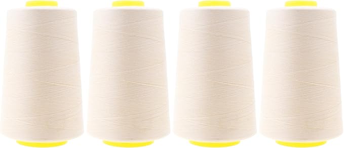 Mandala Crafts 4 Pack of Serger Threads Cones Spools by MandalaCrafts