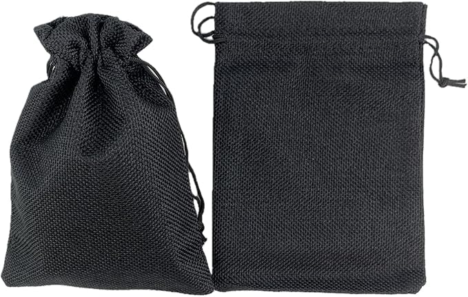 Palmhomee Pack of 25 Burlap Gift Bags - Image 2