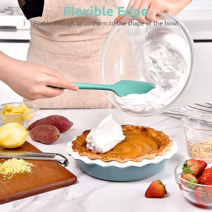 Heat Resistant Silicone Spatula Set: U-Taste 600ºF High Temp Seamless Food - Image 4