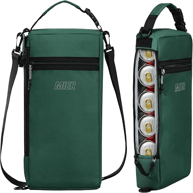 MIER Golf Bag Cooler Insulated Soft Cooler Bag Golf Accessories for Men 9 Cans Portable Beer Cooler Sleeve for Picnic Beach Outdoor Activities